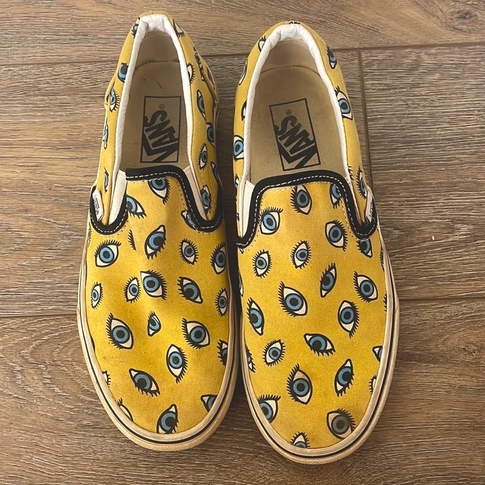 Vans Slip Ons Looking Glass Yellow